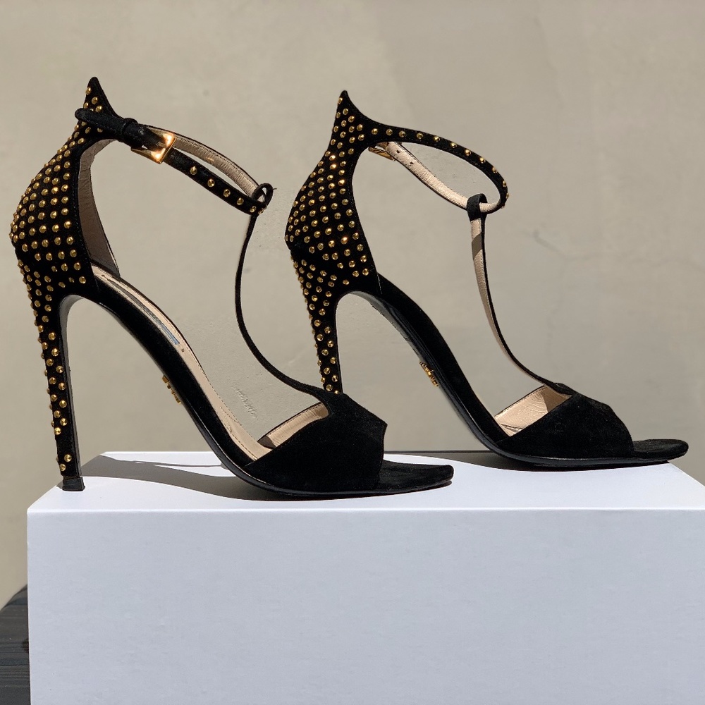 Prada Studded Heels